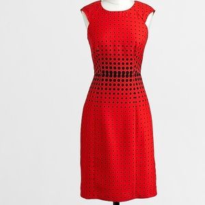 J. Crew Factory Graphic Dot Dress